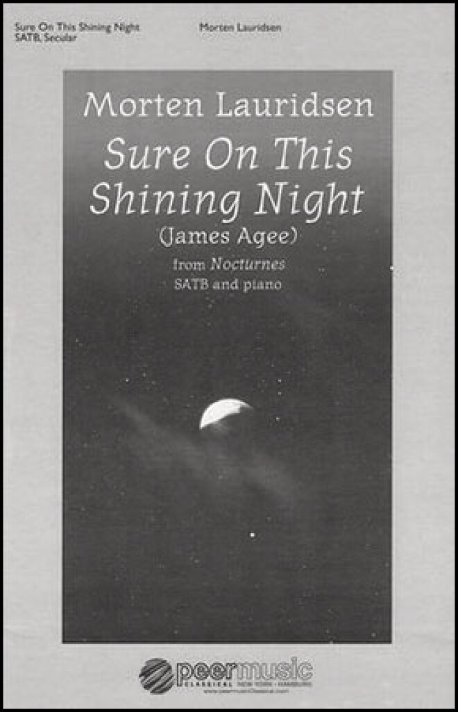 Sure on this shining Night
